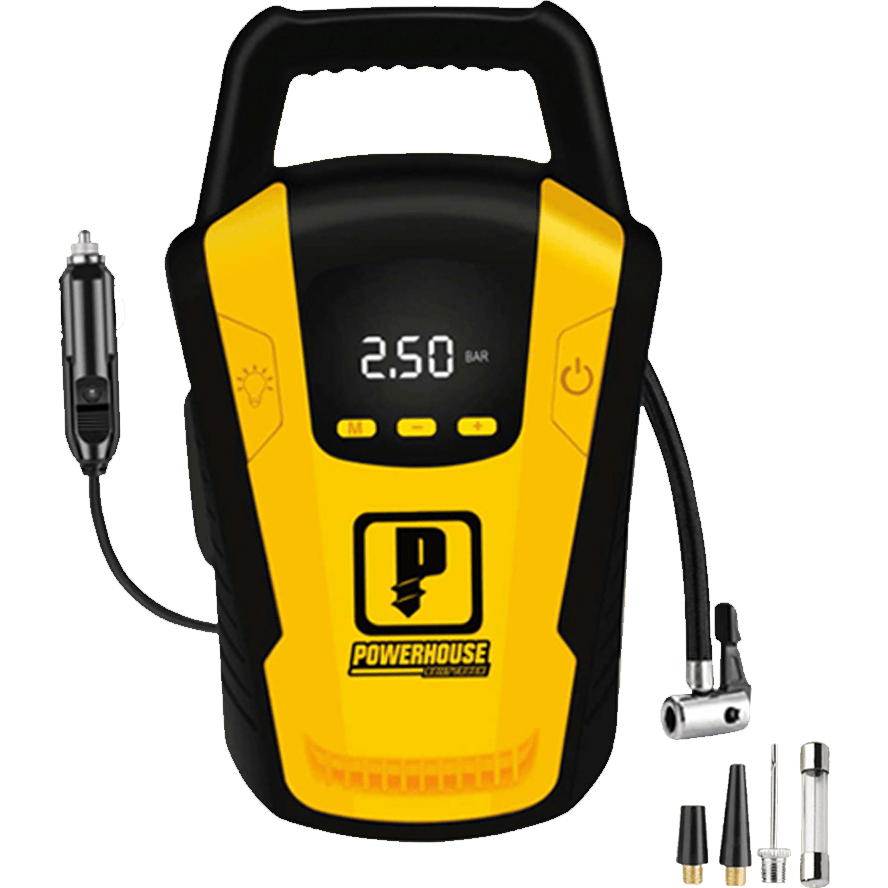 Powerhouse PH-DTI-3650-120W Digital Tire Inflator - KHM Megatools Corp. Powerhouse PH-DTI-3650-120W Digital Tire Inflator - KHM Megatools Corp.
